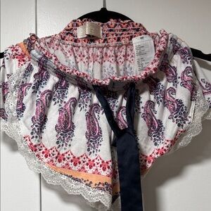 Y2K Abercrombie & Fitch Red and Blue Floral Shorts